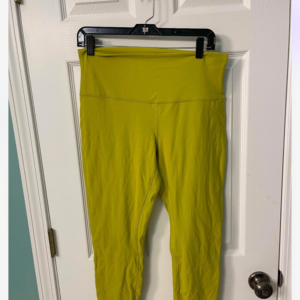 lululemon athletica Lime Green Leggings